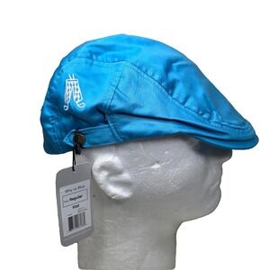 Royal and Awesome Golf Hat Men`s Pastel Blue Golf Flat Cap Adjustable